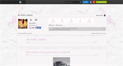 Desktop Screenshot of de-belle-citation.skyrock.com