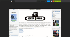 Desktop Screenshot of joker-prod.skyrock.com