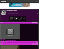 Tablet Screenshot of chanson-amour.skyrock.com