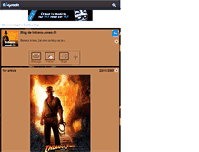 Tablet Screenshot of indiana-jones-31.skyrock.com