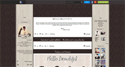 Desktop Screenshot of hello-beautiful.skyrock.com