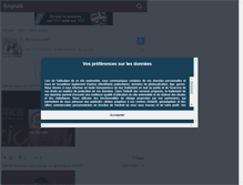 Tablet Screenshot of mariegoudier.skyrock.com