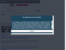 Tablet Screenshot of lajustic.skyrock.com