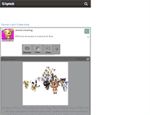Tablet Screenshot of animalcrossing60.skyrock.com
