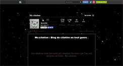 Desktop Screenshot of mc-citation.skyrock.com