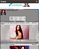 Tablet Screenshot of jasmine-villega.skyrock.com