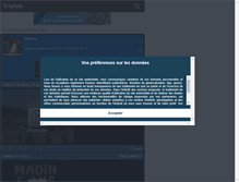Tablet Screenshot of madine5ans.skyrock.com