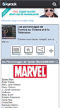 Mobile Screenshot of cinecomics.skyrock.com