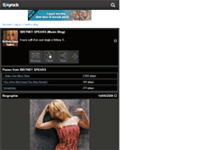 Tablet Screenshot of britneyspears-talent.skyrock.com