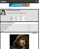 Tablet Screenshot of daniel-balavoin3.skyrock.com