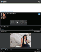 Tablet Screenshot of alice-18-ans.skyrock.com