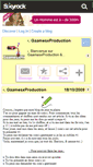 Mobile Screenshot of gaamesxproduction.skyrock.com