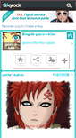 Mobile Screenshot of gaara-x-kiba.skyrock.com