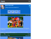 Tablet Screenshot of dragon-ball88.skyrock.com