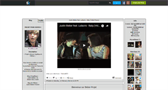 Desktop Screenshot of bieber-projet.skyrock.com