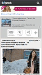 Mobile Screenshot of emmaroberts-france.skyrock.com
