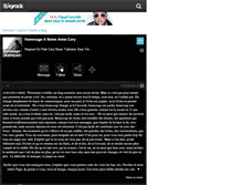 Tablet Screenshot of hommage-a-cory-x3.skyrock.com