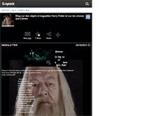 Tablet Screenshot of dumbledore72.skyrock.com