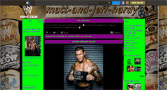 Desktop Screenshot of matt-and-jeff-hardy.skyrock.com