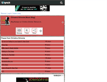 Tablet Screenshot of christinagrimmiexmusic.skyrock.com
