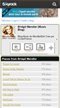 Mobile Screenshot of bridgitmendlermusic.skyrock.com