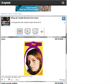 Tablet Screenshot of couple-de-tout-mon-coeur.skyrock.com
