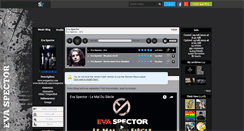 Desktop Screenshot of evaspectormusic.skyrock.com