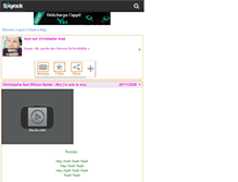 Tablet Screenshot of chris-mae009.skyrock.com