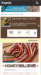 Mobile Screenshot of honeysellerie.skyrock.com