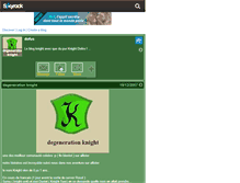 Tablet Screenshot of degeneration-knight.skyrock.com
