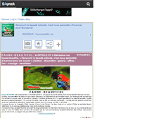 Tablet Screenshot of faune-beautiful.skyrock.com