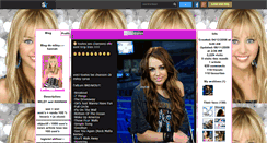 Desktop Screenshot of miley-----hannah.skyrock.com