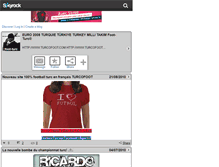 Tablet Screenshot of foot-turc.skyrock.com