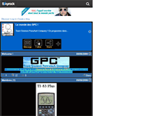 Tablet Screenshot of gpcworld.skyrock.com