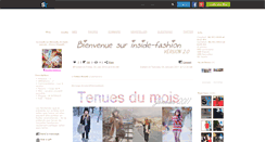 Desktop Screenshot of inside-fashion.skyrock.com