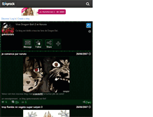 Tablet Screenshot of gokuvsnaruto.skyrock.com