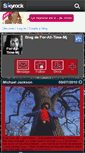 Mobile Screenshot of for-all-time-mj.skyrock.com