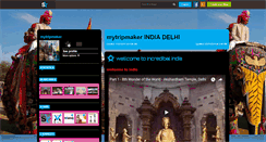 Desktop Screenshot of mytripmaker.skyrock.com
