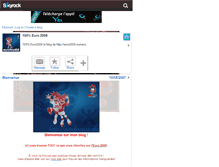 Tablet Screenshot of eurofoot08.skyrock.com