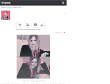 Tablet Screenshot of diva-avril.skyrock.com