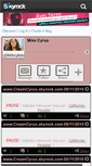 Mobile Screenshot of creamcyrus.skyrock.com