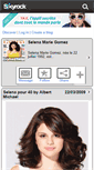 Mobile Screenshot of gomezselenasource.skyrock.com