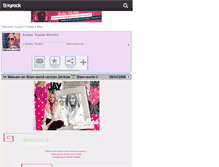 Tablet Screenshot of glam-world.skyrock.com