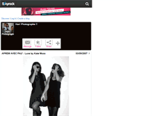 Tablet Screenshot of han-photographe.skyrock.com