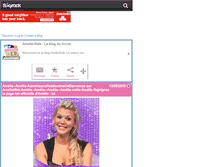 Tablet Screenshot of amelieweb.skyrock.com
