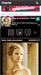 Mobile Screenshot of fandetaylor---swift.skyrock.com