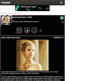 Tablet Screenshot of fandetaylor---swift.skyrock.com