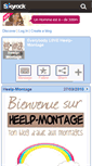 Mobile Screenshot of heelp-montage.skyrock.com