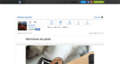 Desktop Screenshot of fetichisme-du-pied.skyrock.com