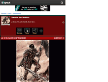 Tablet Screenshot of chevalierdestenebres.skyrock.com